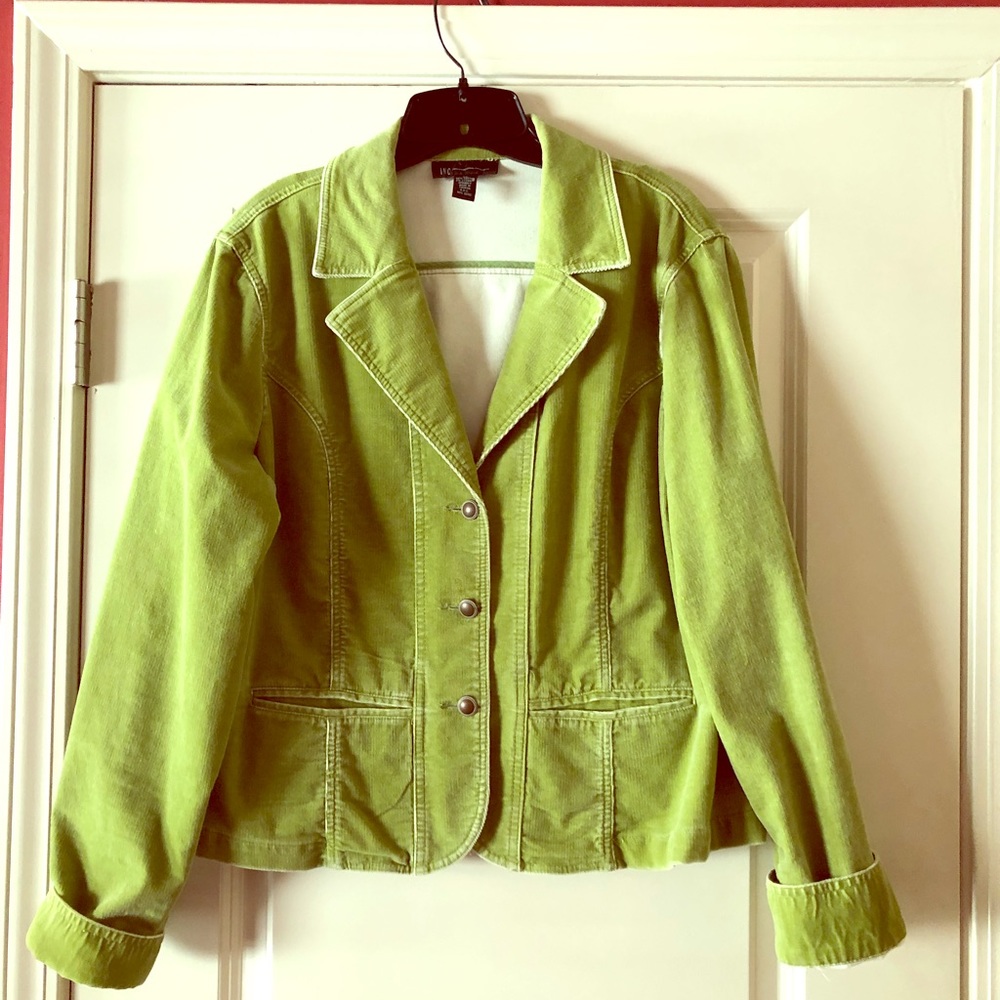 🔥TRENDY🔥 I.N.C. Fitted Crop Jacket XL